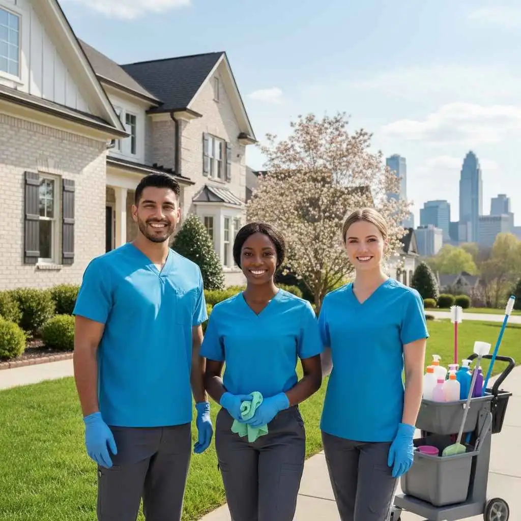 professional cleaning team in Charlotte, NC