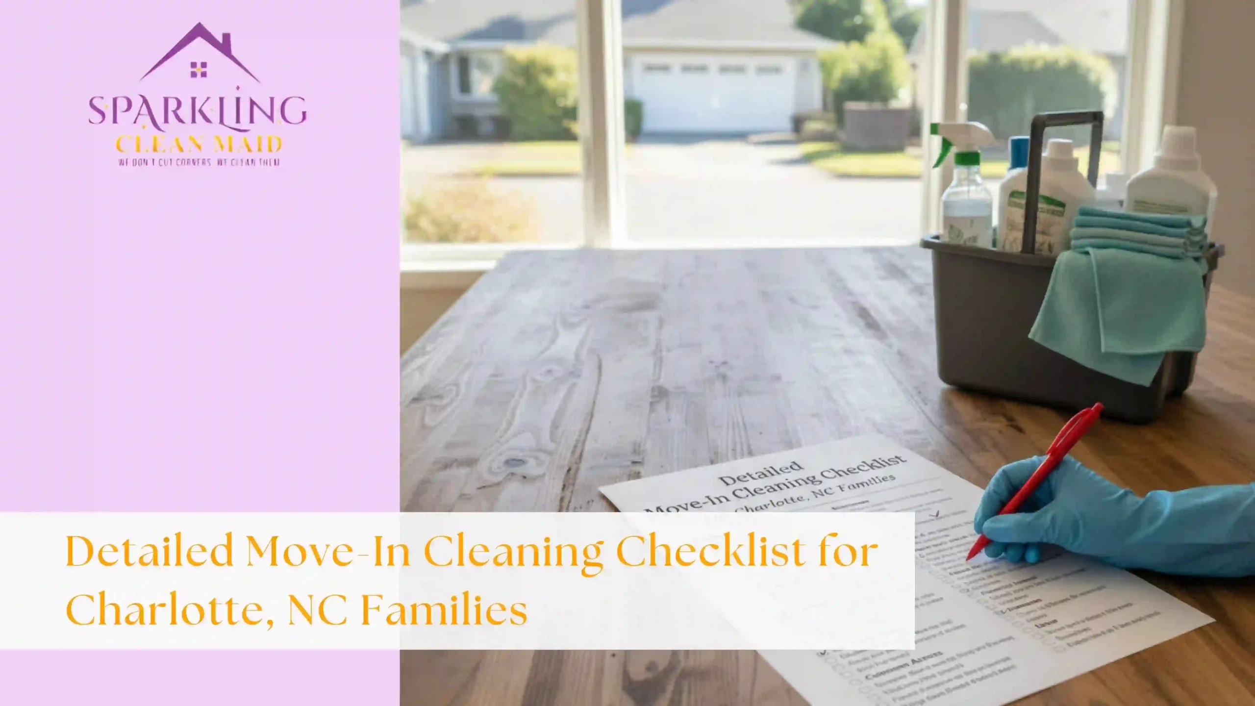 Move-In Cleaning Checklist for Charlotte, NC Homes