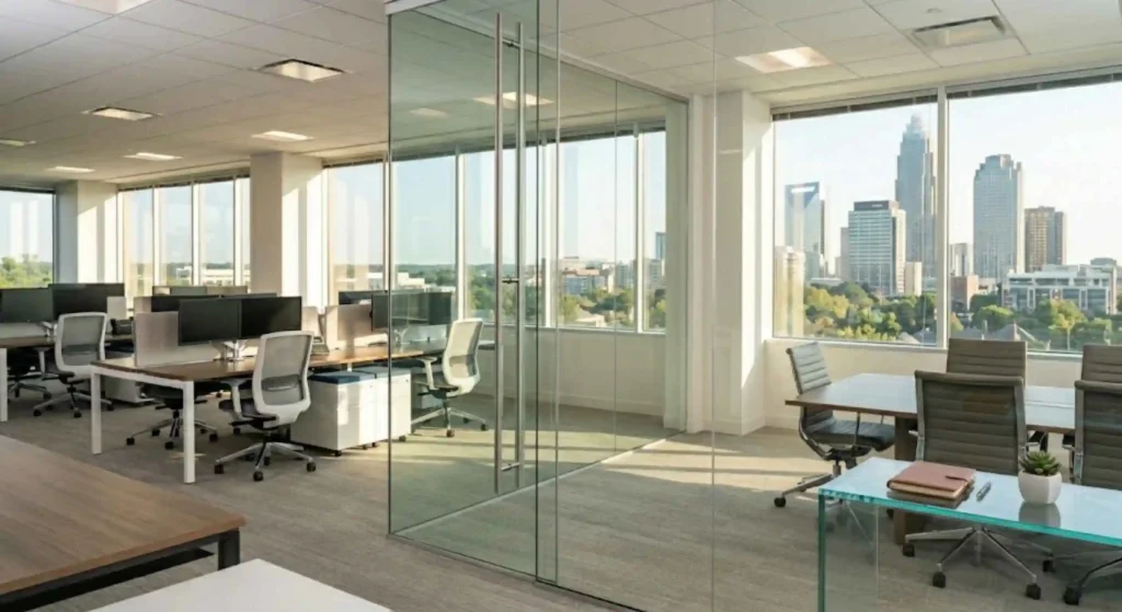 clean and organized office workspace