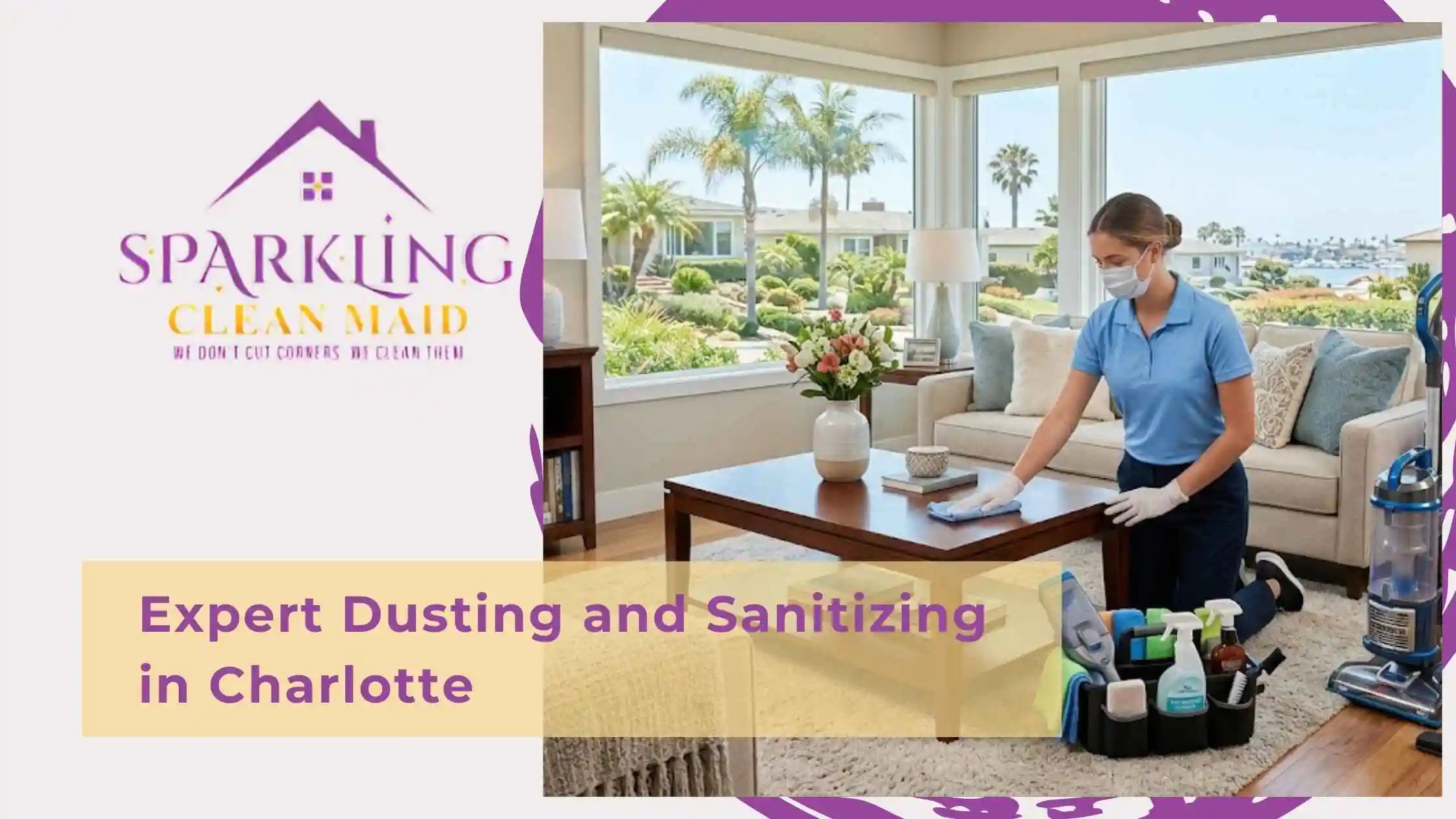 Expert Dusting and Sanitizing in Charlotte